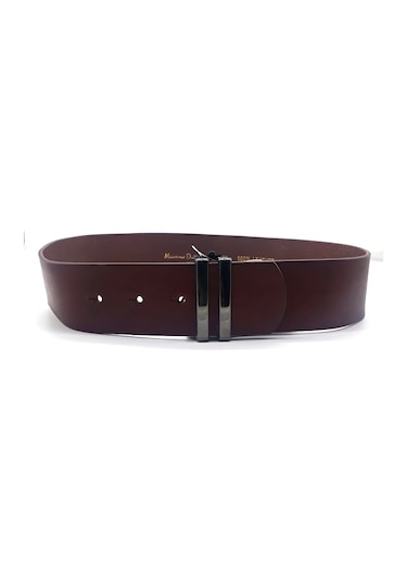 Massimo Dutti 6118/717 Massımo Dutti Kahve Bayan Deri Kemer Kahve