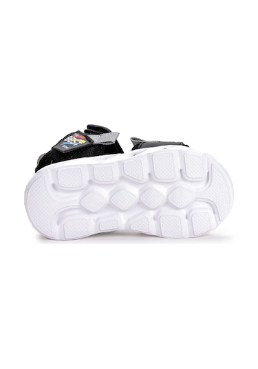 Kiko Kids 100 Işıklı Kız/Erkek Çocuk Cırtlı Sandalet Ayakkabı 100