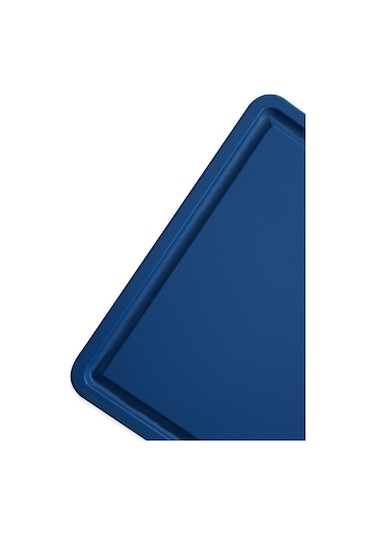 Türkay Polietilen Türkay Kesim Tahtası Polietilen Oluklu Plastik Levhası Mavi 32,5*26,5*1 Cm