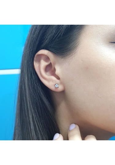 Lova 0.40 Karat Pırlanta Tektaş Küpe - 3040021