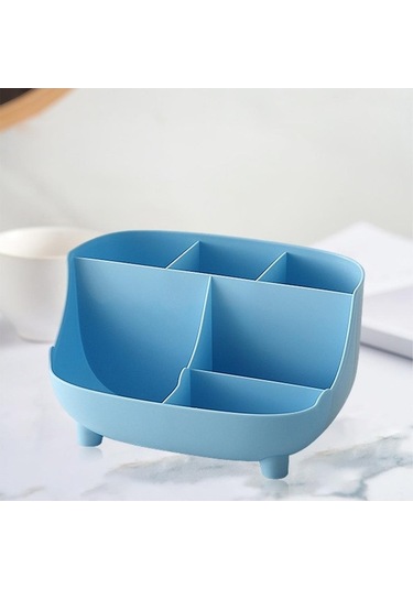 Pazly Suntek Ev Okul Kırtasiye 6 Izgaralı Masaüstü Organizer Açık Mavi Açık Mavi