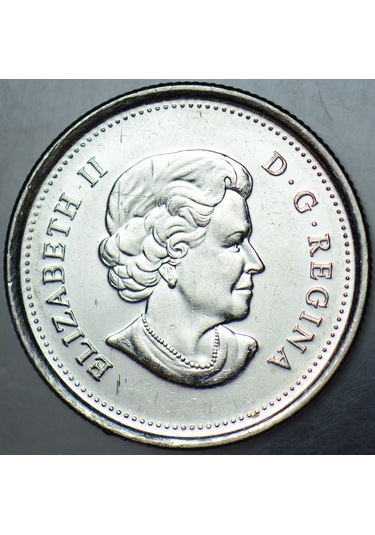 Kanada 25 Cent 2013 Hatıra-kuzey Kutbunda Yaşam-beluga Balinası.