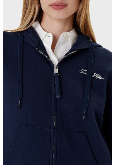 Tommy Hilfiger Bayan Sweat Ww0ww45742 C1g Lacivert Lacivert