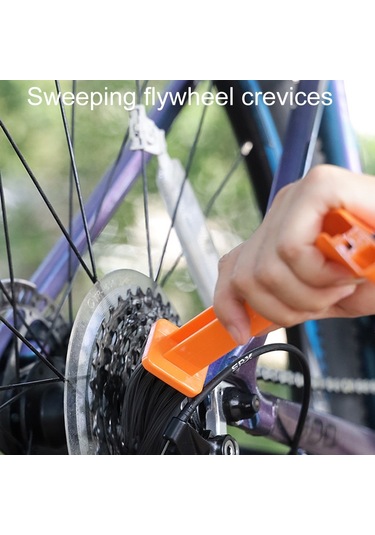 Sones Cylıon Bisiklet Çok Fonksiyonlu Zincir Yıkayıcı Dağ Bisikleti Bakım Aletleri Aksesuarları, Stil: Fırça