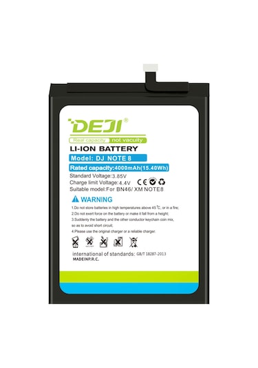 Xiaomi Redmi Note 8 / Redmi 7 BN46 Batarya Mucize Batarya Deji