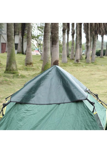 Homyl Çadır Üstü Kumaş Yağmur Koruması Yeşil-kırmızı Yeşil Kırmızı Yeşil - Kırmızı