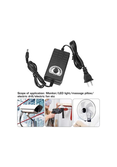 Lemestar 100-240v Amerikan Tipi 2a Hızlı Şarj Ac/dc Adaptörü - Aşırı Gerilim/akım Korumalı, Monitör/led Işık/uzaktan Kumanda Vb. İçin