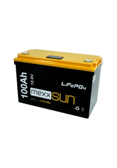 Mexxsun 12.8 Volt-100ah Lifepo4 Lityum Akü