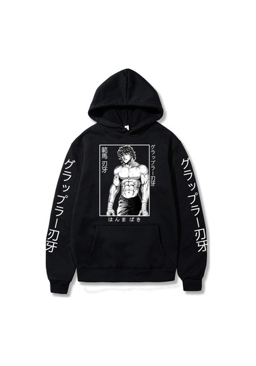 Anime Baki The Grappler Yujiro Hanma Hoodies 12217