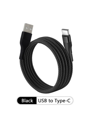 Siyah Vaorlo Manyetik Organize Şarj Kablosu 66w Süper Şarj Veri Kablosu Usb'de Type-c Cc Type-c'ye Type-c/lightning Kablo 56576826