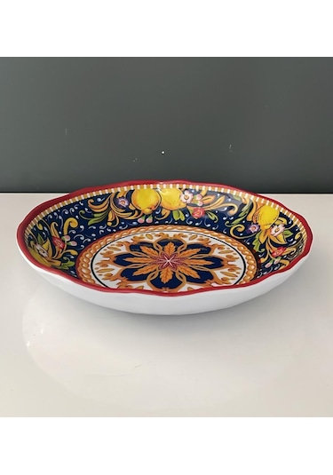 Lamedore Flavor Yemek Tabağı 22,5 Cm Kırmızı