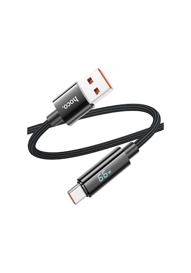 Hoco. U125 1.2m Benefit Usb To Type-c Şarj Data Kablosu - Siyah