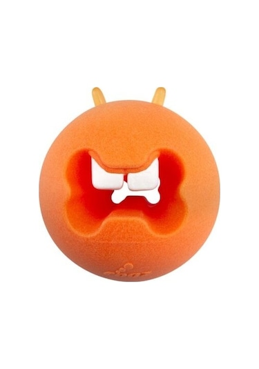 Rogz Toyz Fred Traktatiebal Oranje Köpek Oyuncağı