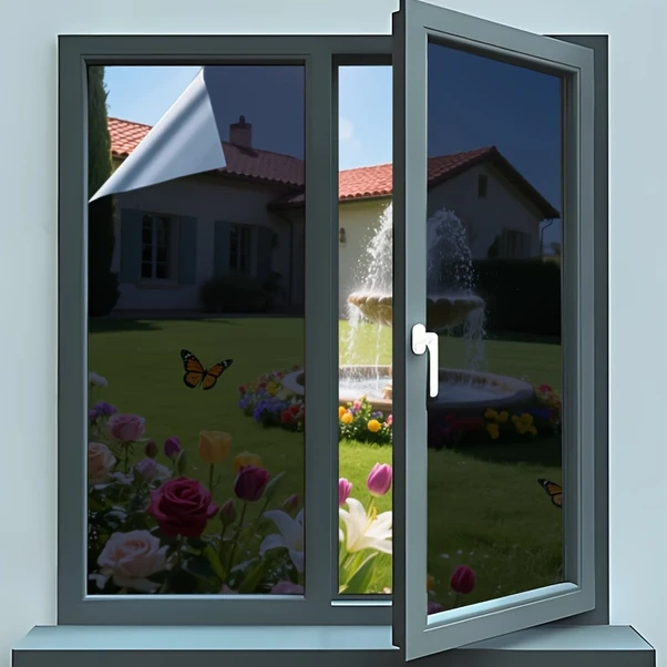 Gateesat 35.43 Inch Geniş Yükseltilmiş Güneşten Koruma Filmi, Isı Yalıtımı, Gümüş Gri 3m