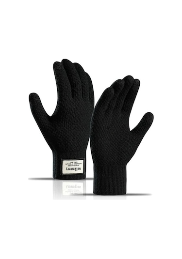 Wellmerry Outdoor Dokunmatik Kaşmir Yün Eldiven Çok Renkli