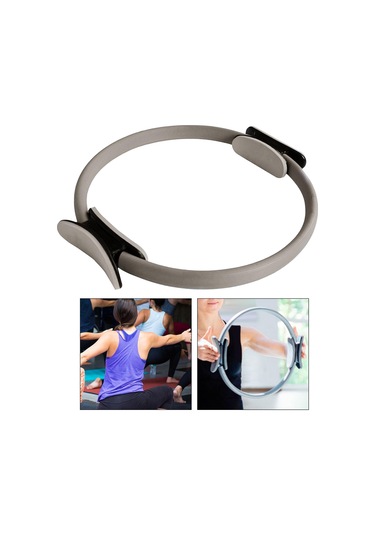 Suntek Pilates Ring Tonlama Uyluk Bacaklar Direnç Yoga Gri Gri