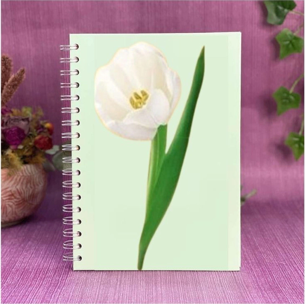 2 Adet Defter Sticker,laptop Sticker Çiçekli Pvc 70x50x0,5cm