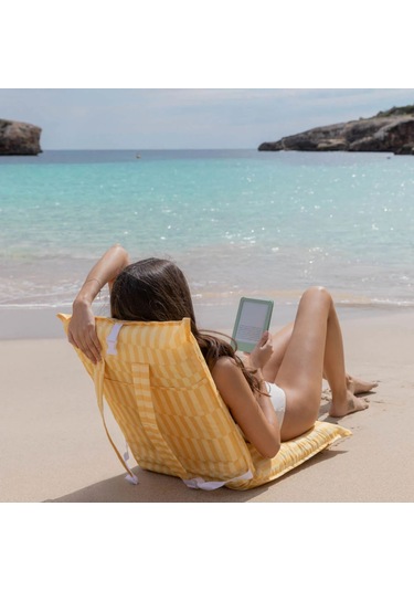 Flamingueo Blake Katlanır 6 Pozisyonlu Plaj Koltuğu Sarı Sarı