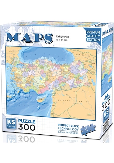 Ks Games 300 Parça Türkiye Haritası Puzzle - 19263