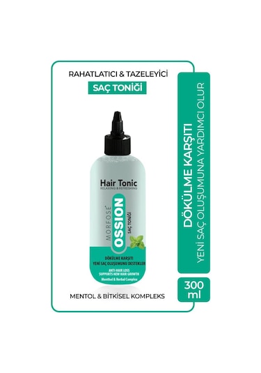 Morfose Ossion Saç Dökülmesi Karşıtı Ferahlatıcı Bitkisel Saç Toniği 300 ML