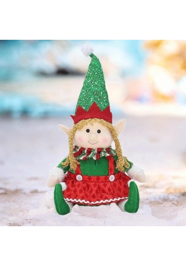Suntek Yılbaşı Elf Bebek El Sanatları Dekorasyonu Stil-d