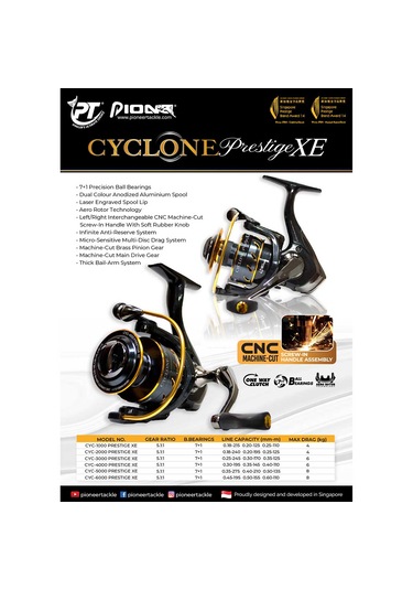 Pioneer Cyclone Prestige Xe Cyc2000 Lrf Olta Makinesi