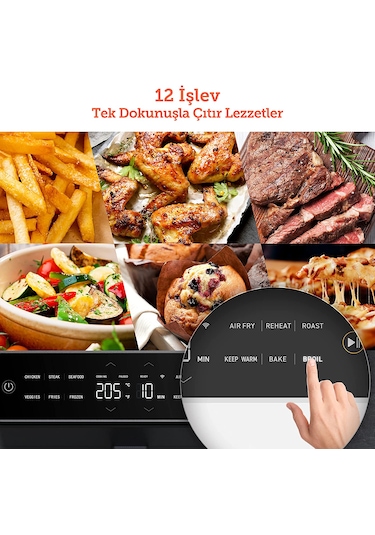 Cosori Dual Blaze AirFryer 6.4 lt Yağsız Fritöz Fiyatları, Özellikleri ve  Yorumları