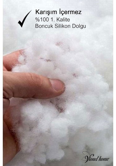 Vionel Home 4 Adet Ekonomik Boncuk Silikon Otel Yastığı 50 x 70