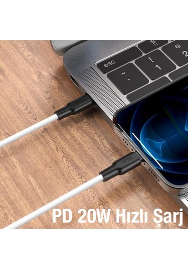 Hoco X21 Plus PD 20W Type-c To Lightning Hızlı Şarj Kablosu