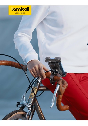 Lamicall Motosiklet Ve Bisiklet Telefon Tutucu Ayarlanabilir Bp03t Transparan