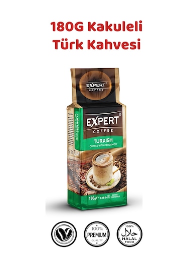 Türk Kahvesi Kakuleli 180g Öğütülmüş
