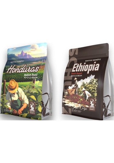 Çekirdek Kahve Honduras & Ethiopia Çekirdek Kahve