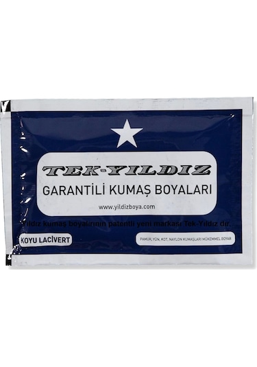 Yıldız Kumaş Boyası Koyu Lacivert