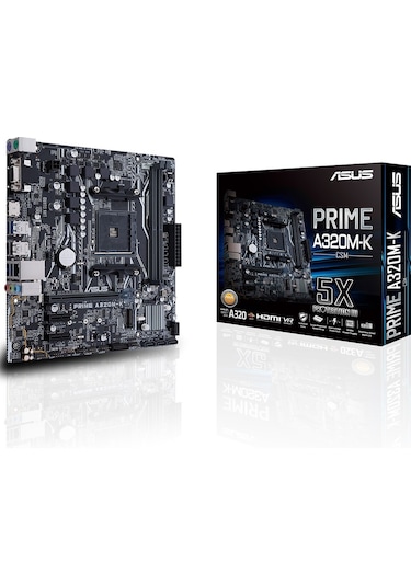 Asus Prime A320M-K/CSM AMD A320 3200 MHz (OC) DDR4 Soket AM4 mATX Anakart