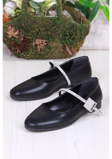 Fort 01-625 Soft Taş Toka Detaylı Rahat Kadın Babet Ten