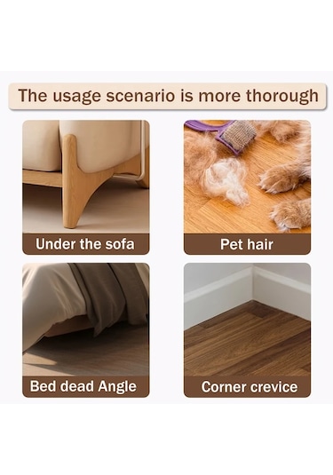 Elmpaly Beyaz Kablosuz Elektrikli Süpürge Ve Süpürge Kombinasyonu 3 Hız Ayarlı Usb Şarj Edilebilir