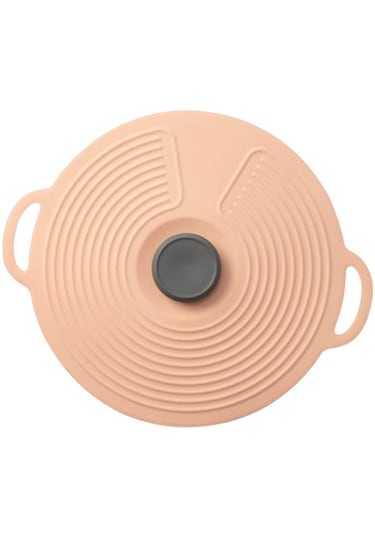 Suntek Isıya Dayanıklı Silikon Tencere Kapağı, Turuncu-28cm Turuncu 28cm