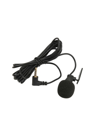 Geeroyoo 3.5mm Dışarıdaki Otomobil Mikrofonu - Yüksek Hassasiyetli, Bluetooth Ve Gps İçin U Çıvata Klipsli, 3m Kablolu, Kolay Kurulum