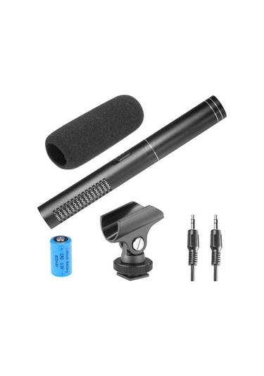 Wondernest Yelangu Ylg1401a Çift Arka Kutuplu Kondenser Av Tüfeği Mikrofon, Dslr Ve Dv Kamera İçin Profesyonel,