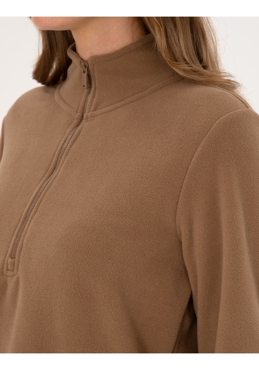 Pierre Cardin Kadın Camel Sweatshirt 50316333-vr015 Camel