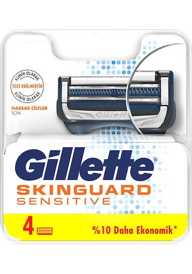 Gillette Skinguard Yedek Tıraş Bıçağı 4'lü