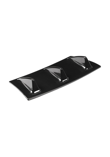 Geeroyoo Araba Arka Tampon Hava Dinamikliğini Artıran Küçük Boy Akrilik Alev Desenli Akışkanlık Direnci Azaltıcı Koruyucu Panel