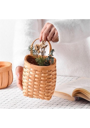 Xurunkeji Ahşap Duvar Sepeti, Masaüstü Meyve Atıştırmalık Saklama Kutusu, Amerikan Pastoral Deri Saplı El Yapımı Saklama Sepeti Ahşap Rengi Xurunkeji Ahşap Duvar Sepeti, Masaüstü Meyve Atıştırmalık Saklama Kutusu, Amerikan Pastoral Deri Saplı El Yapımı Saklama Sepeti Ahşap Rengi