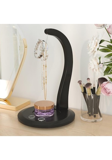 Suntek Muz Tutucu Standı Çok Fonksiyonlu Taşınabilir Ev Için Siyah