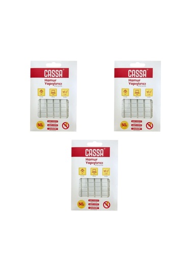 Cassa Tack-ıt Hamur Yapıştırıcı 50 Gr Beyaz 065 3 Adet