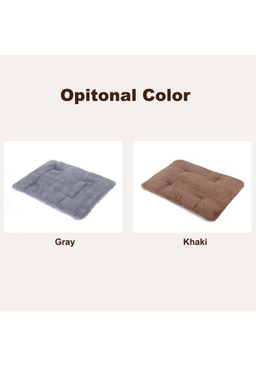 Moveevo Kendiliğinden Isınan Termal Evcil Hayvan Pedi Yumuşak Peluş Taşıma Altlığı Kaymaz Tabanlı İç/dış Mekan Kışlık