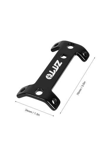 Kosona Alüminyum Bisiklet Su Flasör Ek Genişletici Demiri - Siyah 76x34mm, 12g Çok Renkli