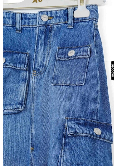 Xo Kids Kız Çocuk Etek 5-14 Yaş 2450 Mavi