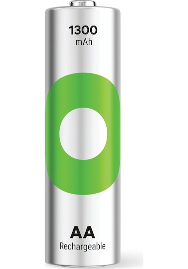 GP ReCyko 130AAHC 1300 Serisi 1300 mAh AA Ni-MH Şarj Edilebilir Kalem Pil 2'li