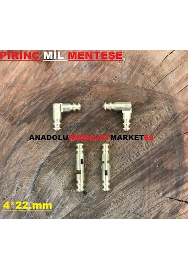 Anadoluhirdavat Çubuk Menteşe Mini Tavla Kutu Menteşe Mil Menteşe 10 Adet 4*22